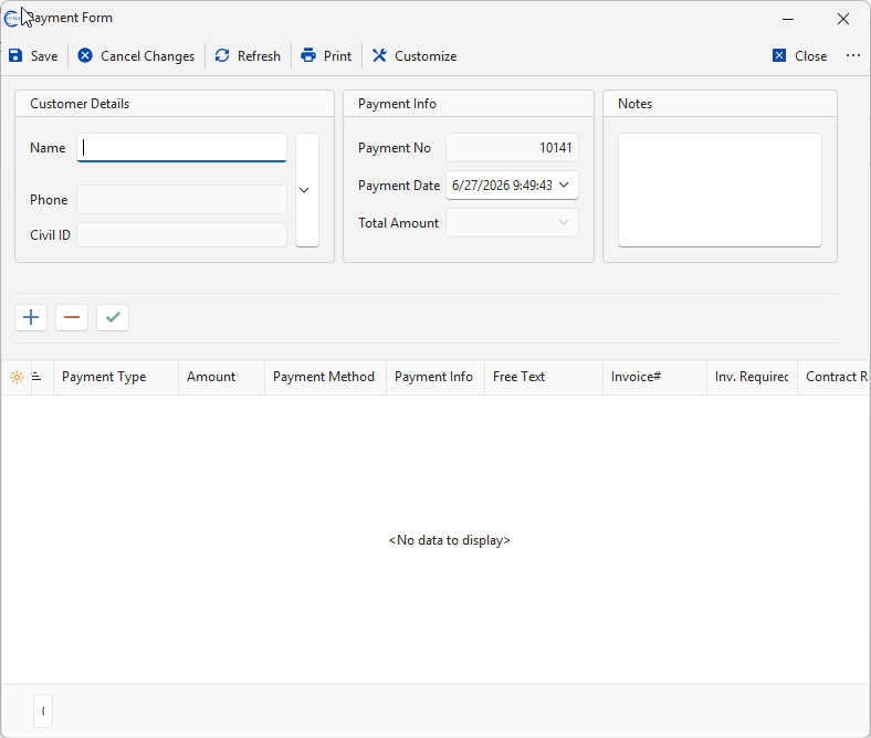 HMF Events payment management